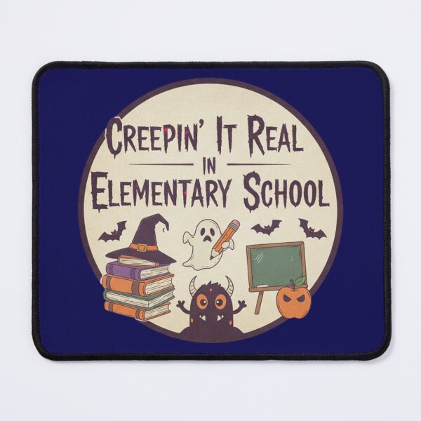 Item preview, Creepin It Real Elementary School Emblem Graphic designed and sold by Exquisite Design Studio „Paculówka”.