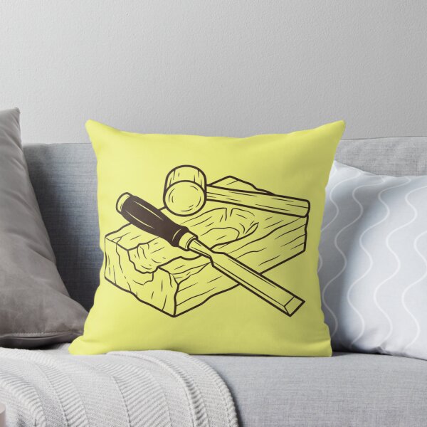 Item preview, Woodcarving Chisel and Mallet Artisan Craft Design designed and sold by bvdesignart.