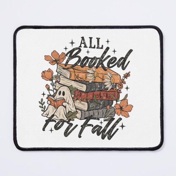 Item preview, All Booked For Fall Cute Ghost Reading Books Vintage Graphic designed and sold by DYALEEZ-XCR.