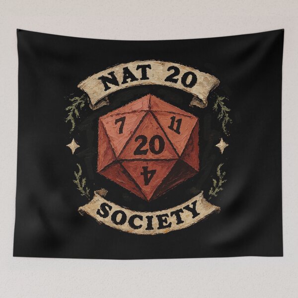 Item preview, Nat 20 Society designed and sold by abby-thorns.