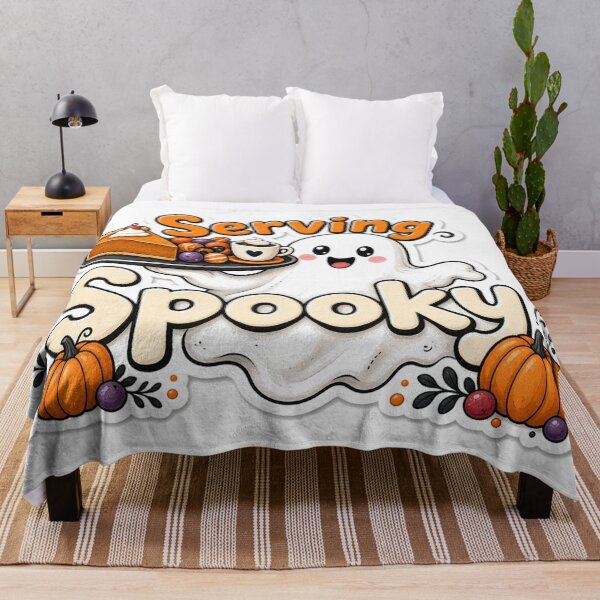 Item preview, Halloween Waitress Sticker — Serving Spooky designed and sold by Soft Merch.