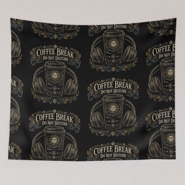 Item preview, Coffee Break Music Player - Vintage Line designed and sold by Nacho Average Designs.