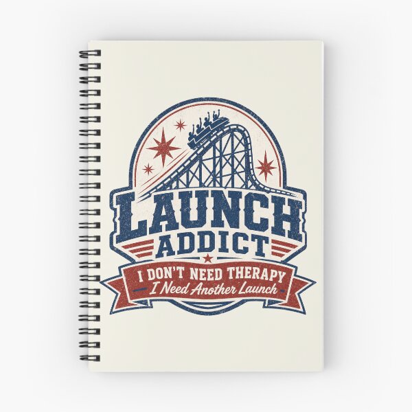 Item preview, "Launch Addict" a  Vintage Rollercoaster Ethusiast Design designed and sold by NicheWearStudio.