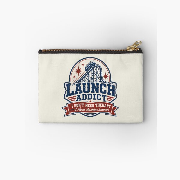 Item preview, "Launch Addict" a  Vintage Rollercoaster Ethusiast Design designed and sold by NicheWearStudio.