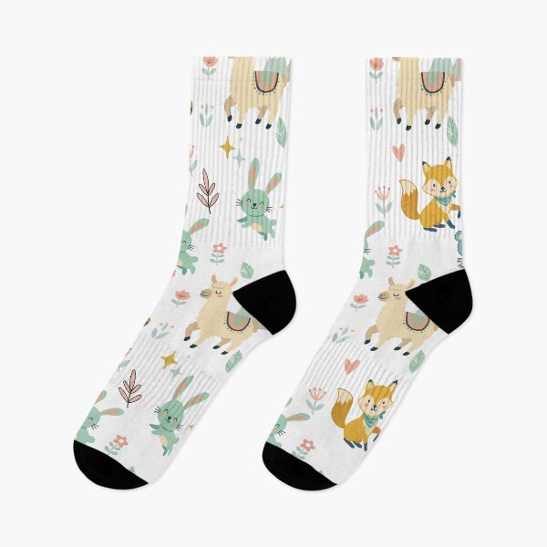 Item preview, Cute Woodland Animals Seamless Pattern designed and sold by prapapon.