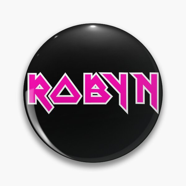 Artikelvorschau, Robyn Iron Maiden pinkes Logo entworfen und verkauft von Mash-It-Up.