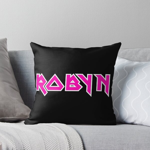Item preview, Robyn Iron Maiden pink logo designed and sold by Mash-It-Up.