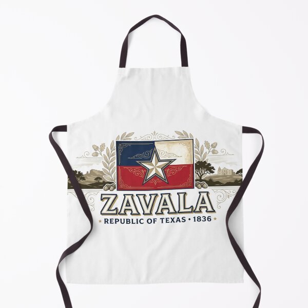 Item preview, Zavala Texas History | Republic of Texas Heritage Art designed and sold by Mathias Yakubu Design.