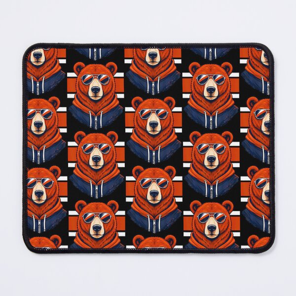 Item preview, Bear Navy Orange Team Colors Cool Sunglasses Graphic designed and sold by OddityVault.