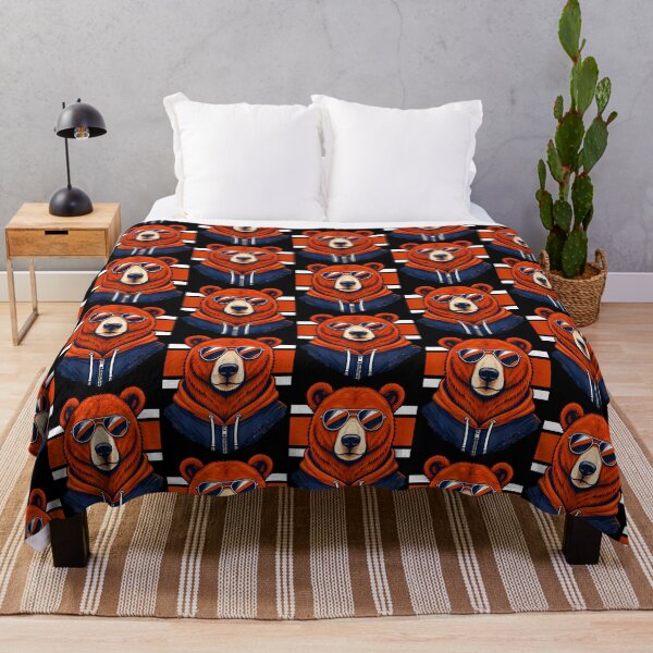 Item preview, Bear Navy Orange Team Colors Cool Sunglasses Graphic designed and sold by OddityVault.