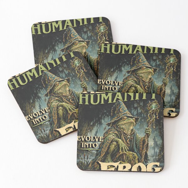 Item preview, Reject Humanity, Evolve Into Frog Wizards designed and sold by abby-thorns.