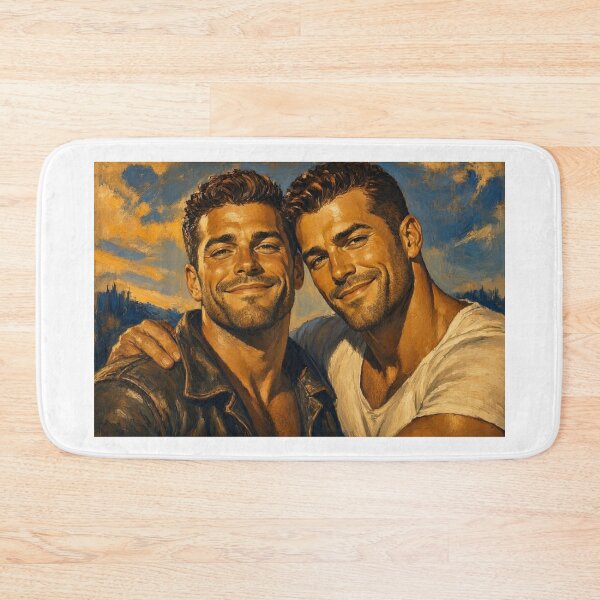 Item preview, Gay Leather "Boys Will Be Boys" Vintage Retro Color Art Design designed and sold by ItsAKinkThing.