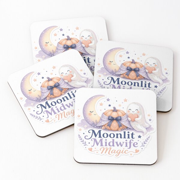 Item preview, Halloween Midwife Sticker — Moonlit Midwife Magic designed and sold by Soft Merch.