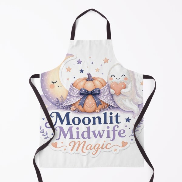 Item preview, Halloween Midwife Sticker — Moonlit Midwife Magic designed and sold by Soft Merch.