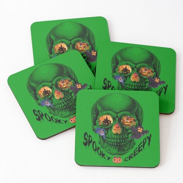 Item preview, Spooky Creepy Skull designed and sold by Atelier Vivaz.