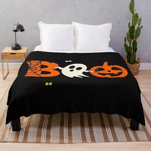 Item preview, Cute Halloween Boo Ghost Pumpkin Spiderweb Graphic designed and sold by DYALEEZ-XCR.