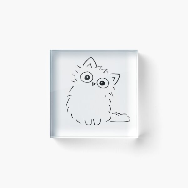 Item preview, Curious Cat designed and sold by OneWeirdDude.