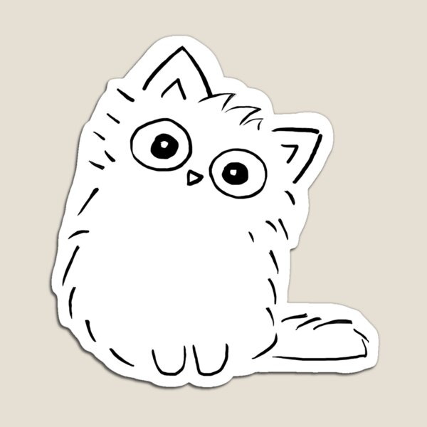 Item preview, Curious Cat designed and sold by OneWeirdDude.