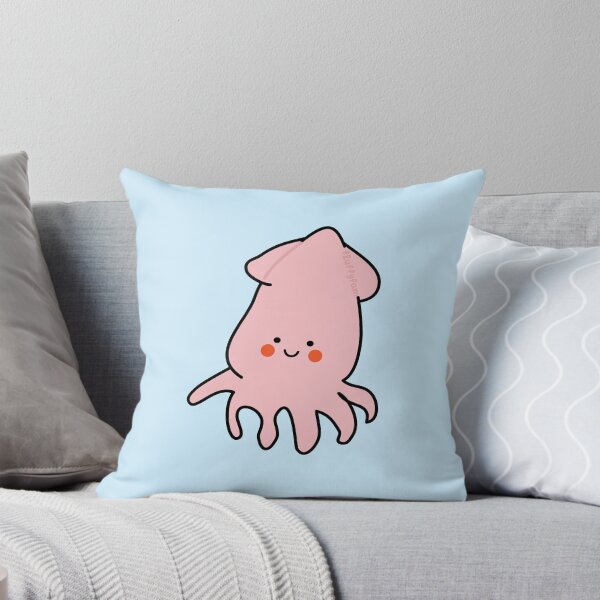 Item preview, Cute kawaii squid designed and sold by fluffyfamcraft.