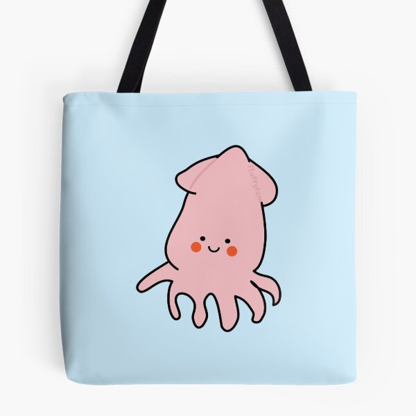 Item preview, Cute kawaii squid designed and sold by fluffyfamcraft.