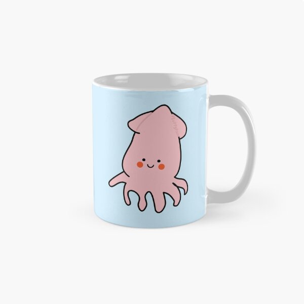 Item preview, Cute kawaii squid designed and sold by fluffyfamcraft.