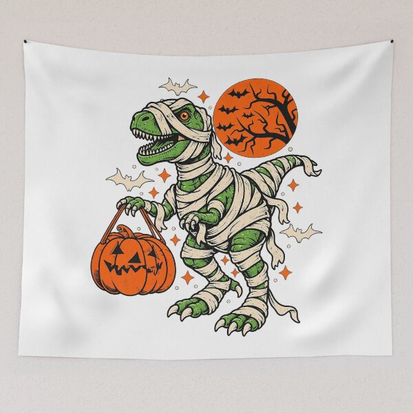 Item preview, Mummy Dinosaur Trick Or Treat Halloween Pumpkin designed and sold by DYALEEZ-XCR.