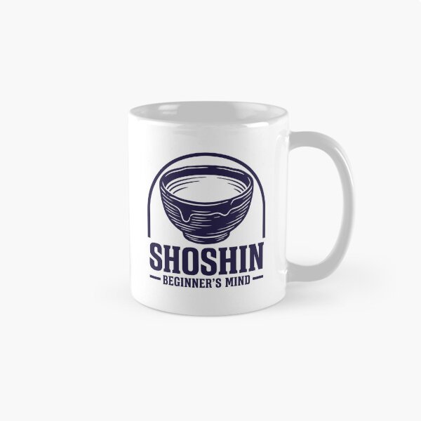 Item preview, Shoshin Beginner's Mind Empty Tea Bowl Woodcut designed and sold by Osmose-Studio.