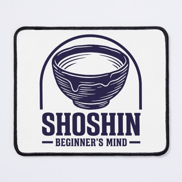 Item preview, Shoshin Beginner's Mind Empty Tea Bowl Woodcut designed and sold by Osmose-Studio.