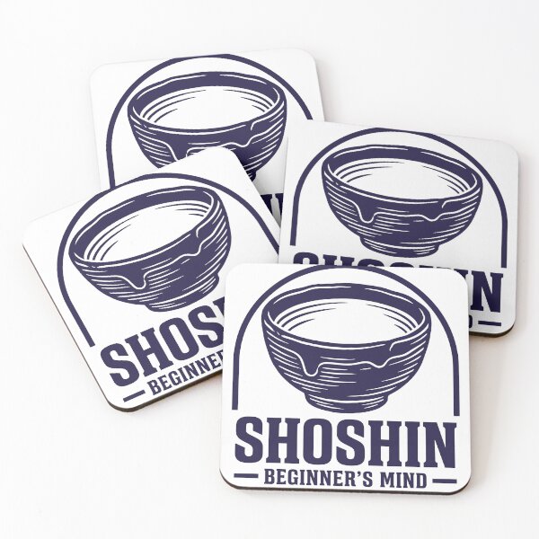 Item preview, Shoshin Beginner's Mind Empty Tea Bowl Woodcut designed and sold by Osmose-Studio.