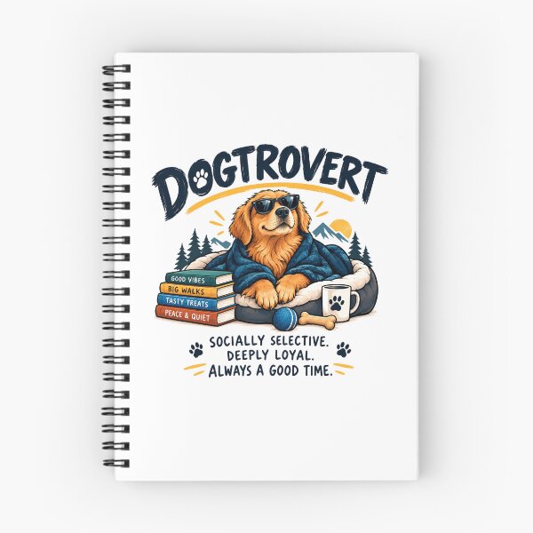 Item preview, Dogtrovert | Socially Selective, Deeply Loyal designed and sold by Mathias Yakubu Design.