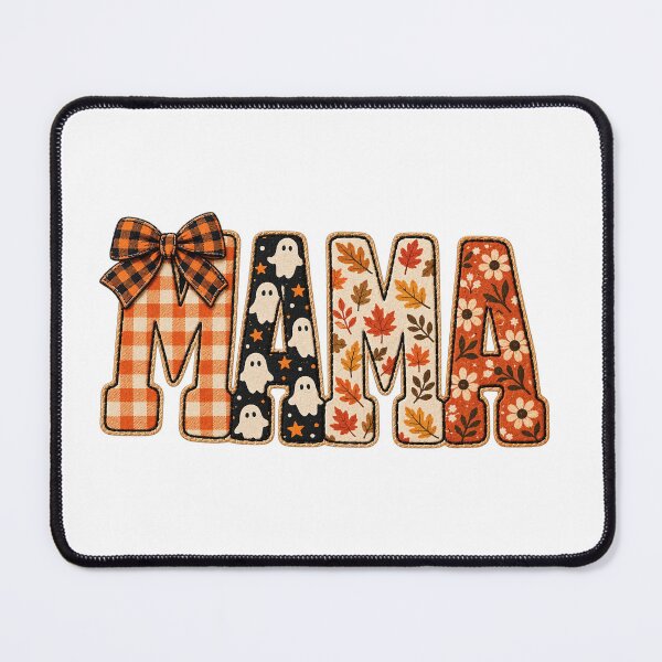 Item preview, Fall Mama Patch With Halloween Ghosts designed and sold by DYALEEZ-XCR.
