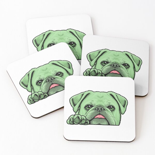 Item preview, El pequeño Foo, el carlino de verde. designed and sold by Little Foo the Pug.