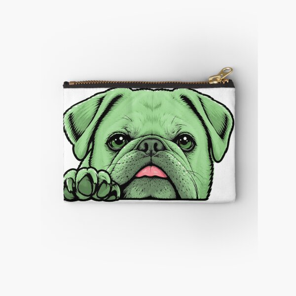 Item preview, Little Foo the Pug in Green designed and sold by Little Foo the Pug.