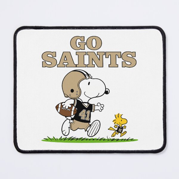 Item preview, Snoopy & Woodstock New Orleans Saints Football Retro F413 designed and sold by GLUVY-THEME.