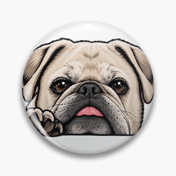 Item preview, Little Foo the Pug in Fawn designed and sold by Little Foo the Pug.
