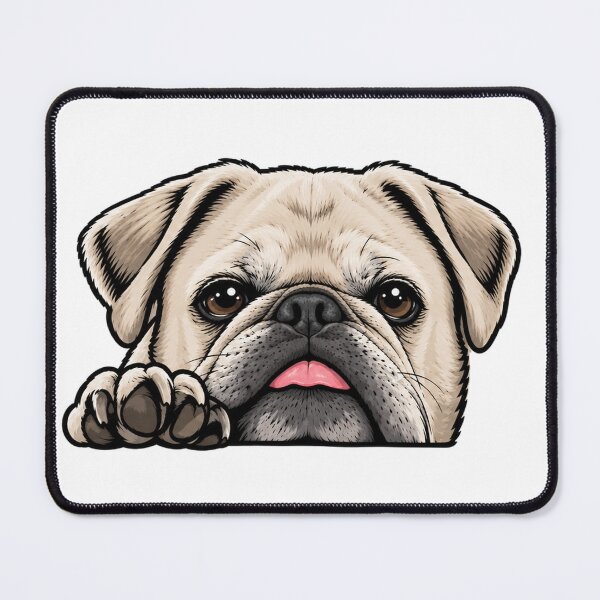 Item preview, Little Foo the Pug in Fawn designed and sold by Little Foo the Pug.