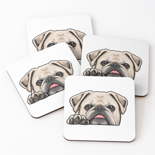 Item preview, El pequeño Foo, el carlino, en color beige. designed and sold by Little Foo the Pug.