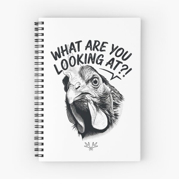 Item preview, What Are You Looking At?! | Grumpy Rooster  designed and sold by CleverCulture.