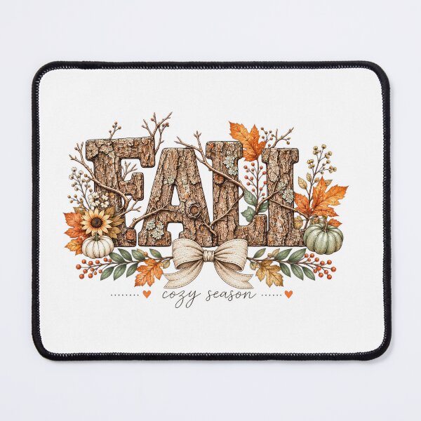 Item preview, Fall Cozy Season Rustic Bark Typography Pumpkin Graphic designed and sold by DYALEEZ-XCR.
