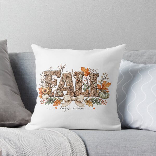 Item preview, Fall Cozy Season Rustic Bark Typography Pumpkin Graphic designed and sold by DYALEEZ-XCR.