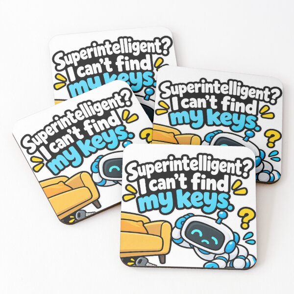 Item preview, Superintelligent I Cant Find My Keys Funny Quote Design designed and sold by Kenzie & Co.