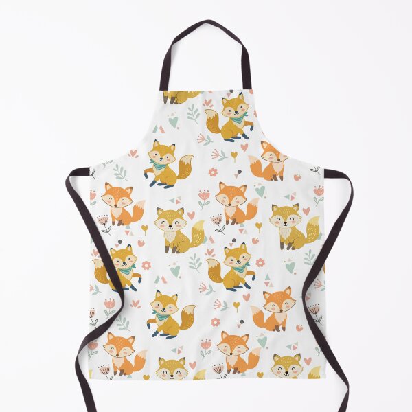 Item preview, Cute Little Fox Seamless Pattern designed and sold by prapapon.