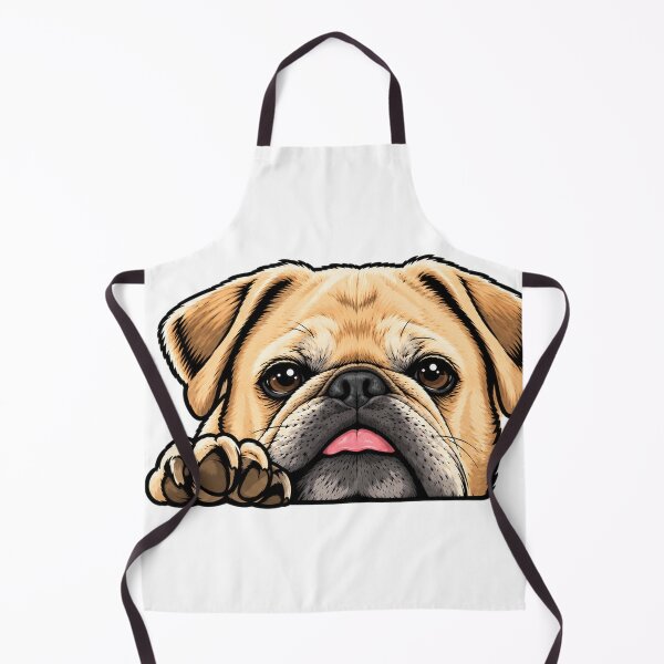 Item preview, Little Foo the Pug in Tan designed and sold by Little Foo the Pug.