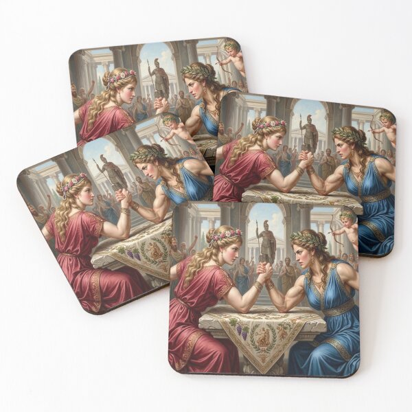 Item preview, Aphrodite and Venus throw down designed and sold by GAWPAWshop.