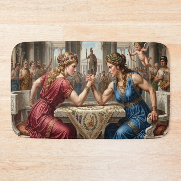 Item preview, Aphrodite and Venus throw down designed and sold by GAWPAWshop.