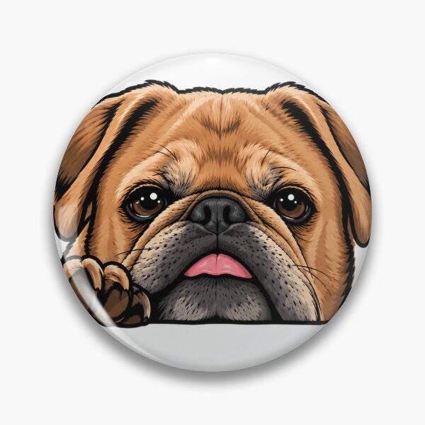 Item preview, Little Foo the Pug in Brown designed and sold by Little Foo the Pug.