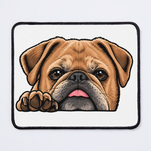 Item preview, Little Foo the Pug in Brown designed and sold by Little Foo the Pug.
