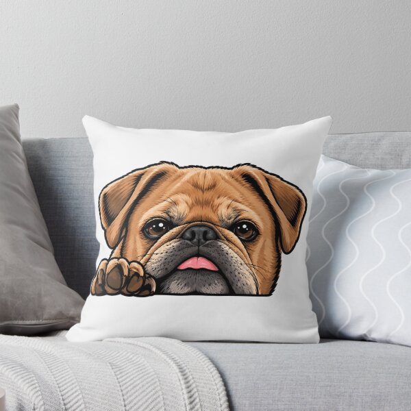 Item preview, Little Foo the Pug in Brown designed and sold by Little Foo the Pug.