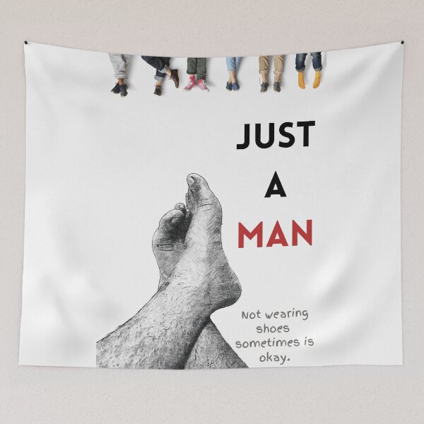 Item preview, Just a Man: Vulnerability and Human Reality. designed and sold by WinDsign.