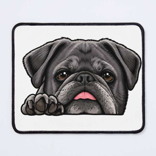 Item preview, Little Foo the Pug in Black designed and sold by Little Foo the Pug.